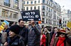 A protest march in London in opposition to Digital ID in December 2025. Image credit: Elena Rostunova / Shutterstock