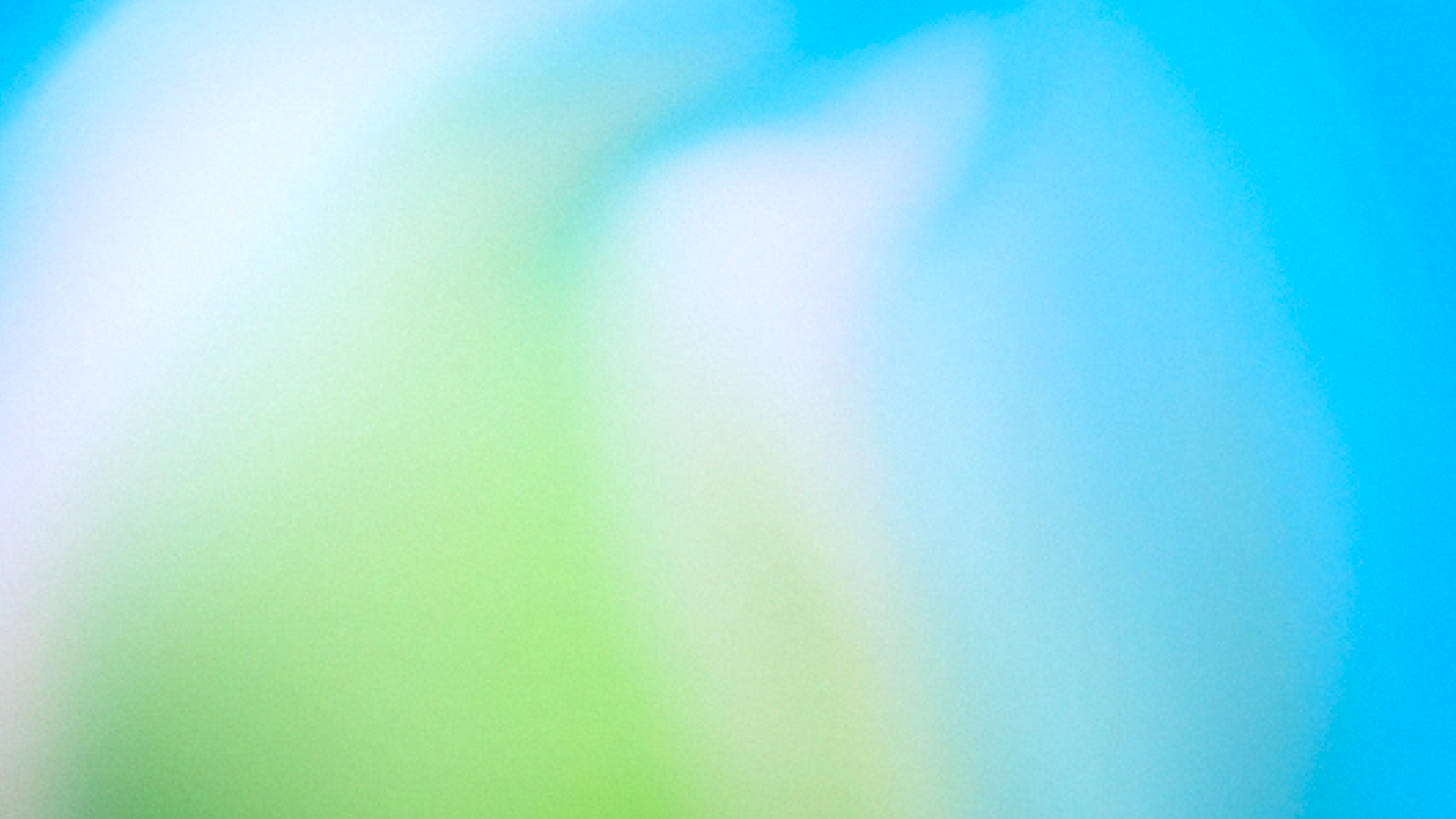 Abstract image with soft gradients of light blue, green, and white, creating a fresh, airy composition with a calm, flowing feel.