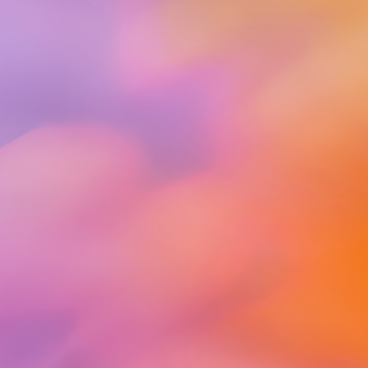 Pink, purple, and orange shapes blend in an abstract gradient.
