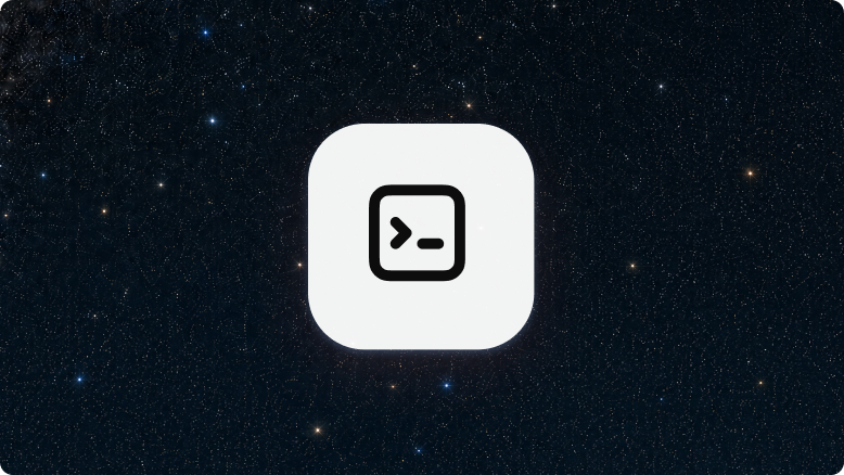 星空背景上的终端提示符图标,代表 Build Hour 活动。