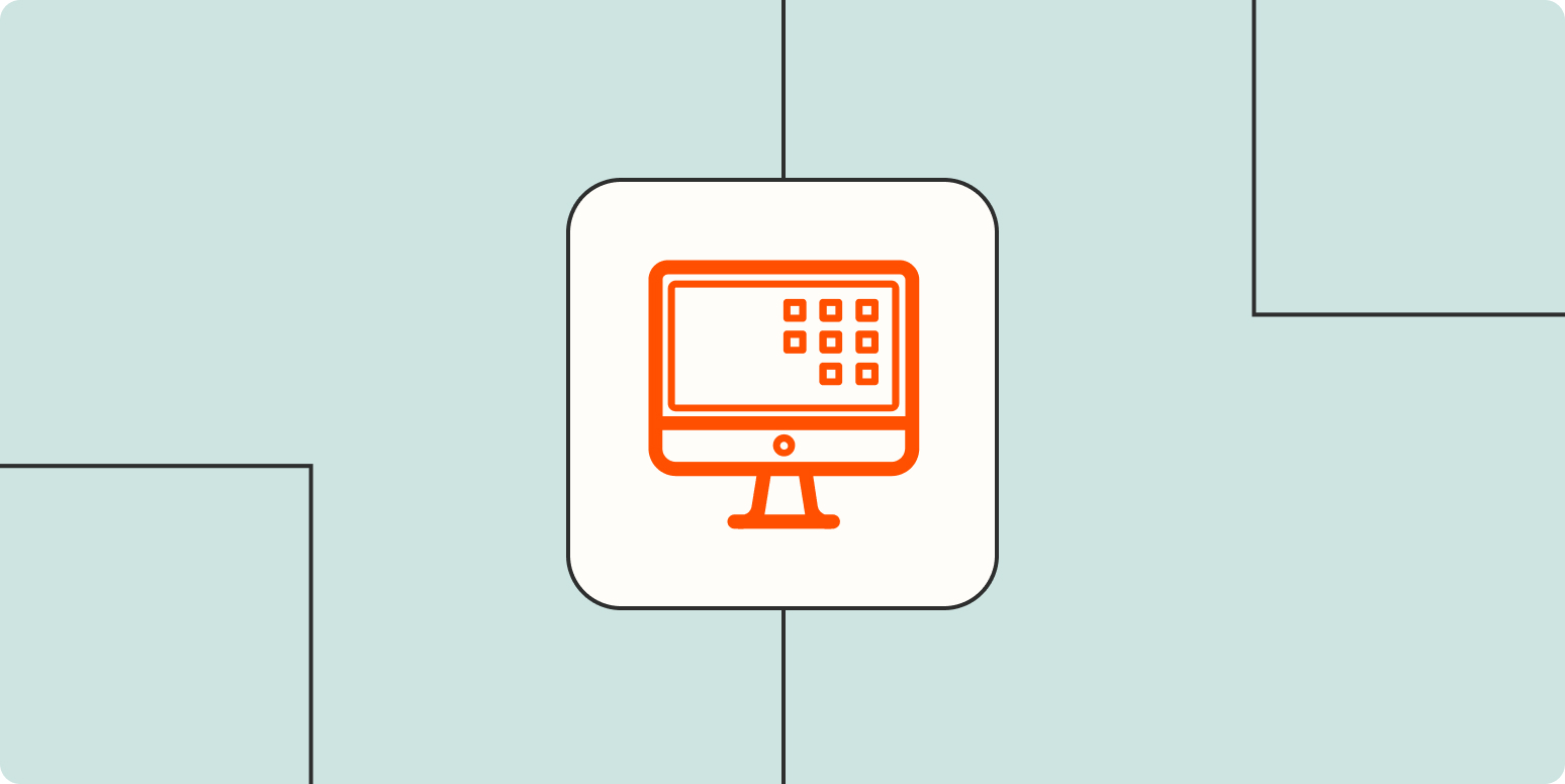 Hero image with an icon representing no-code