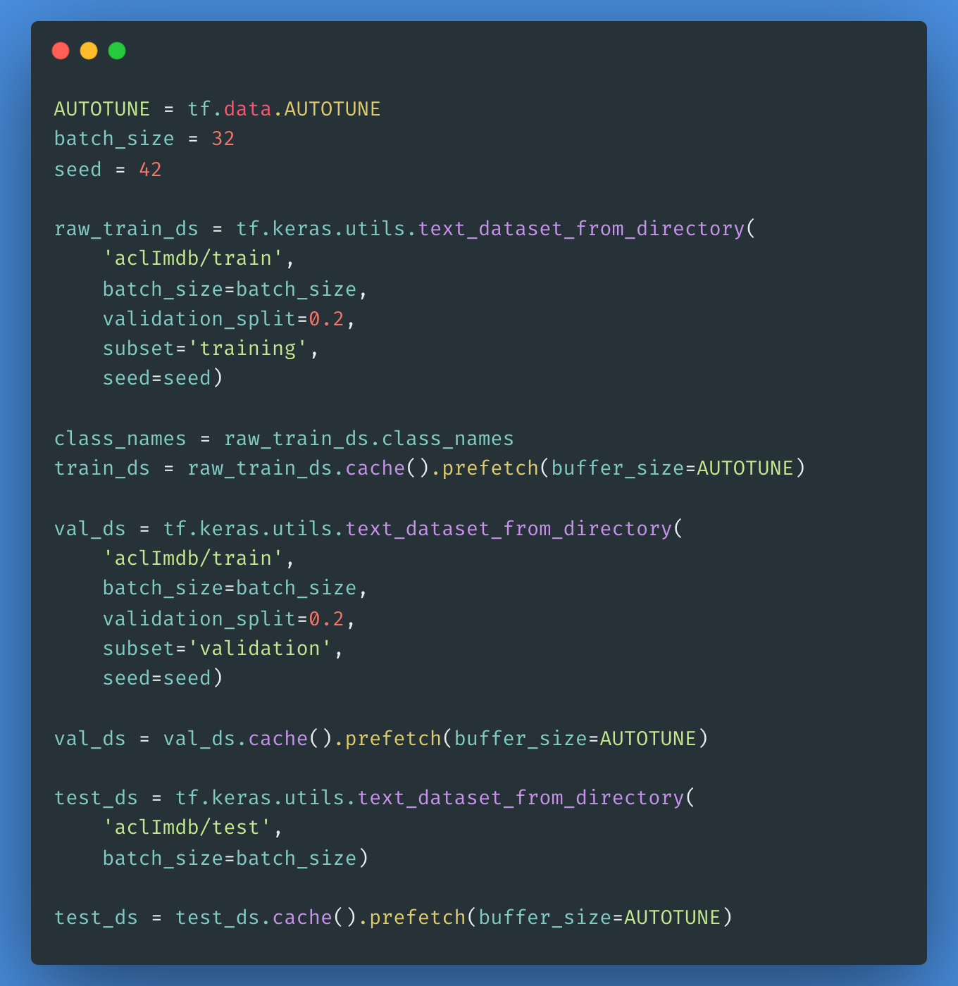 Google Bert Code Sample 3