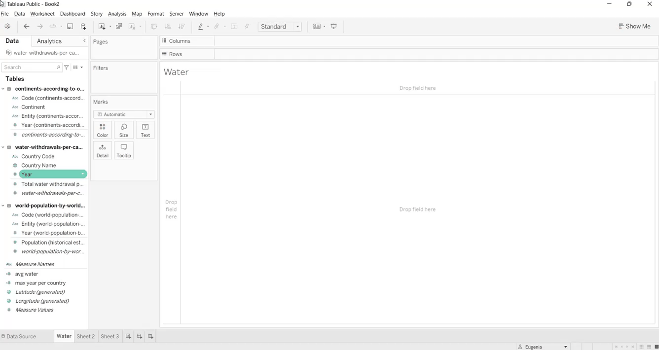 Creating Map Views in Tableau Screenshot