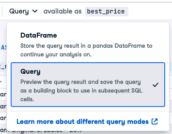 Rename query