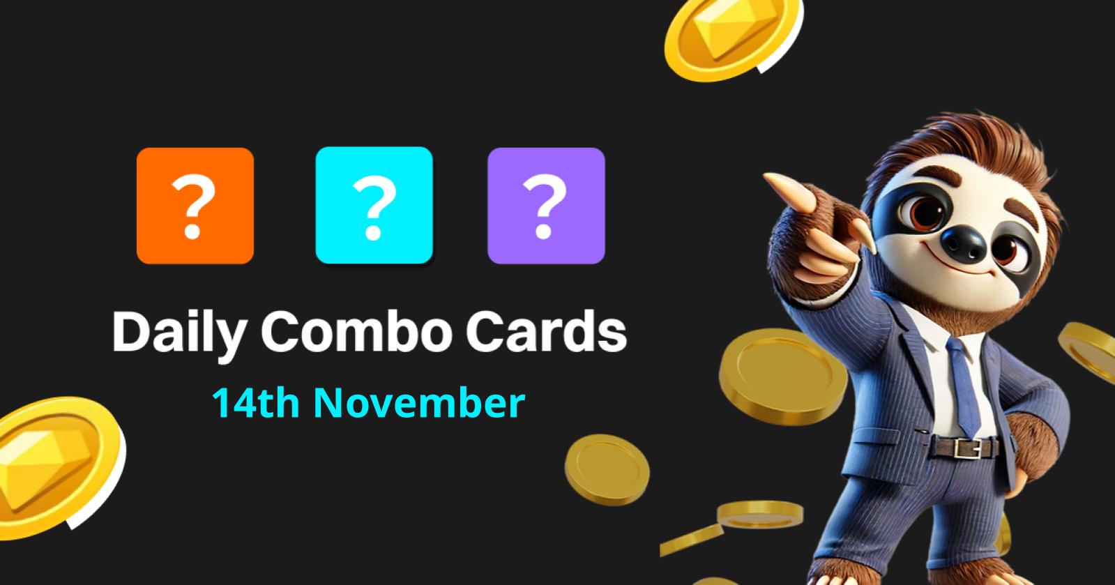Today's Gemz Daily Combo Cards and Daily Cipher for November 14-15, 2024