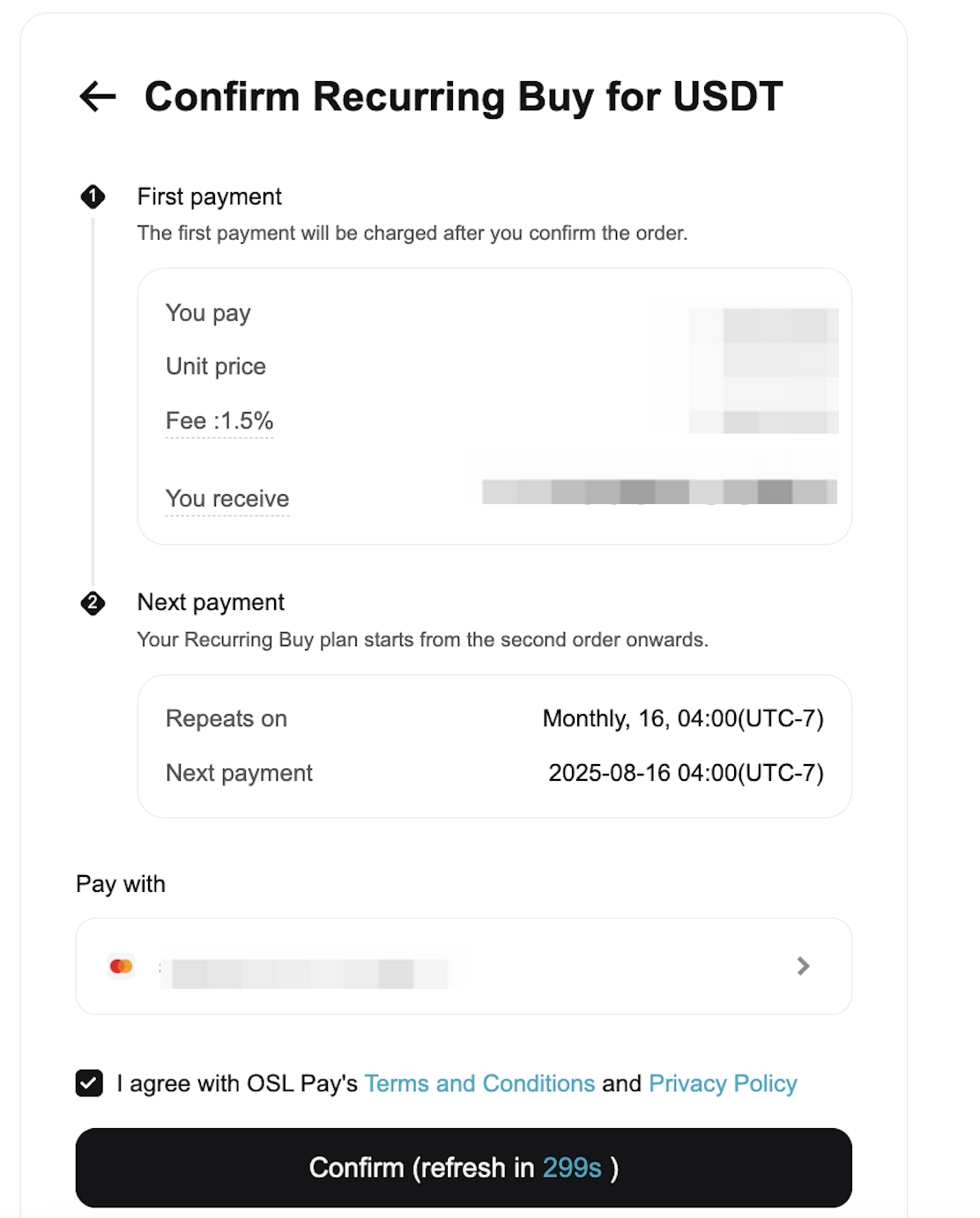 How to buy crypto with Recurring Buy on Bitget?