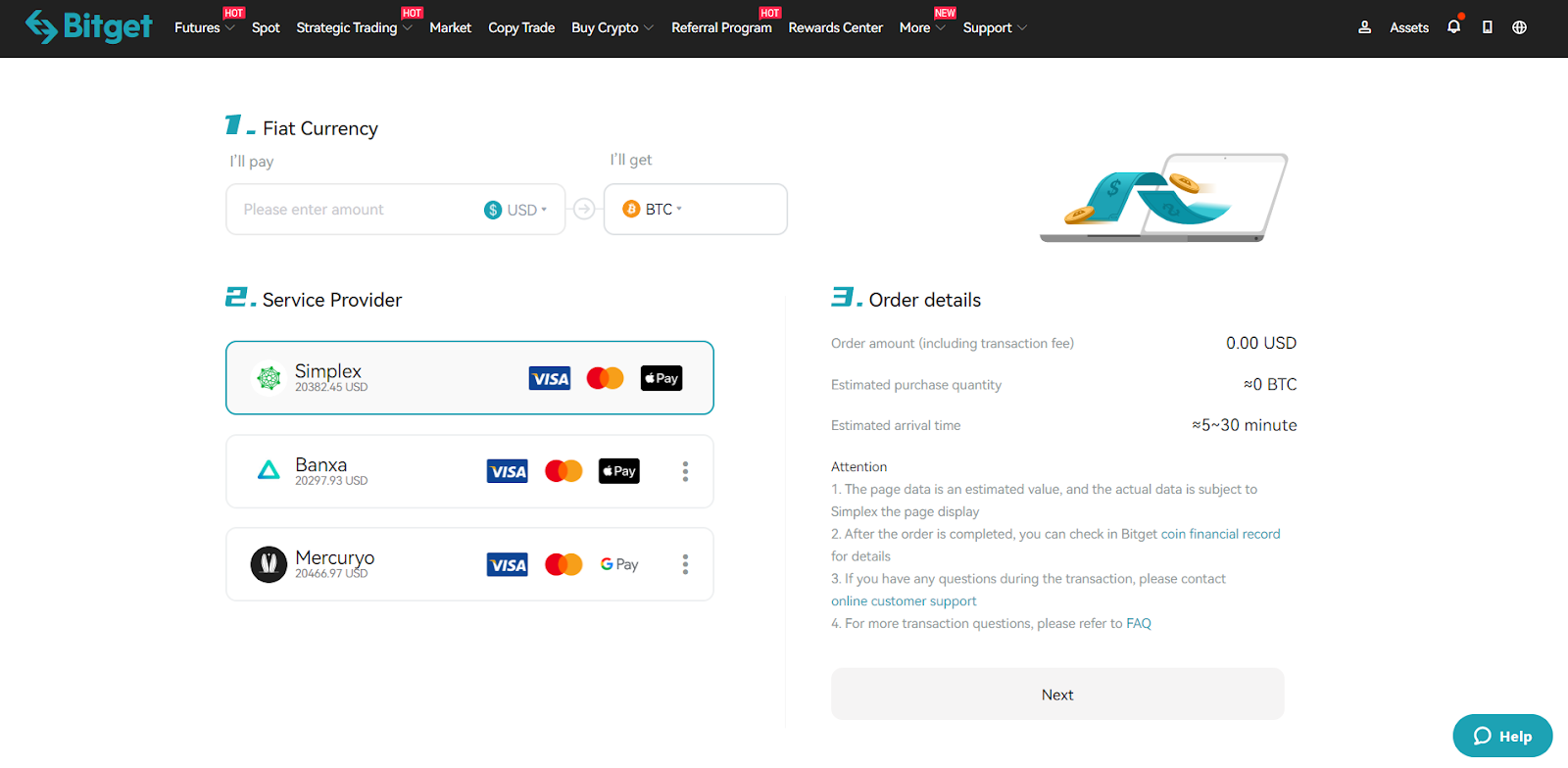 How to do Spot Trading with Bitget