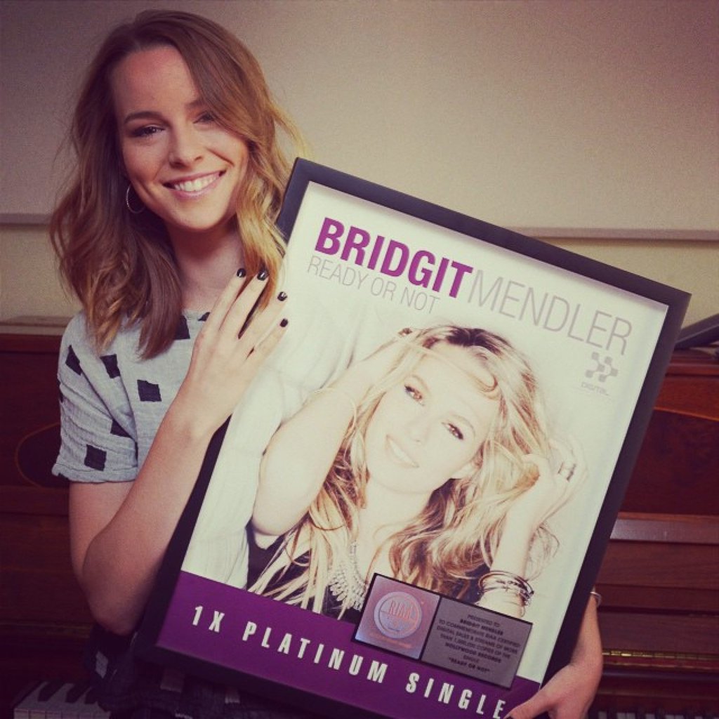 Bridgit Mendler’s first single received platinum sales status in 2014. Photo: @bridgitmendler/Instagram Bridgit Mendler’s first single received platinum sales status in 2014. Photo: @bridgitmendler/Instagram