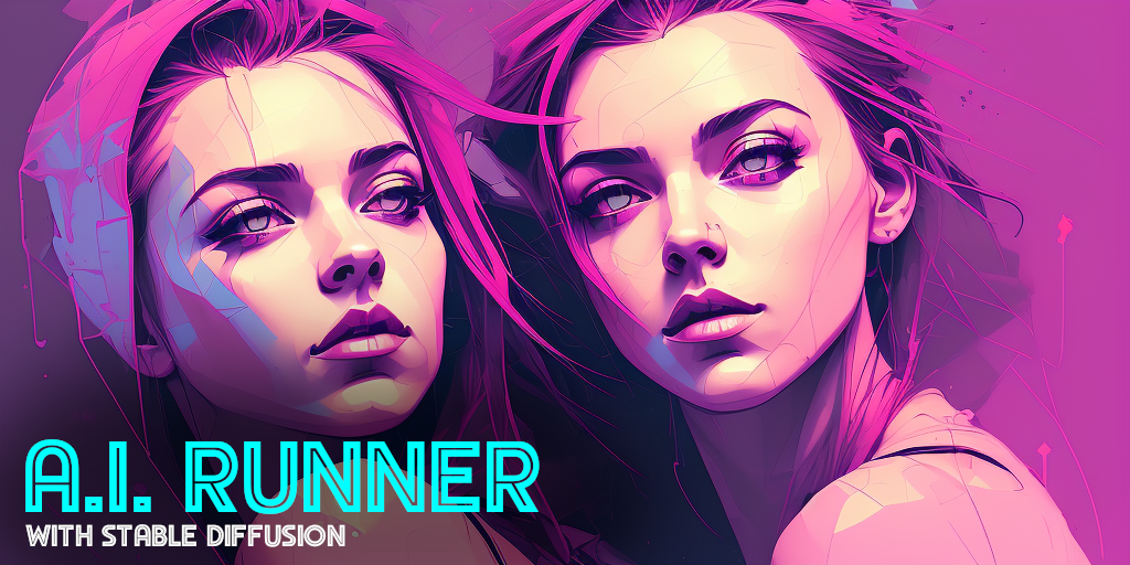 AI Runner with Stable Diffusion | AI Art Editor and Custom Chatbots