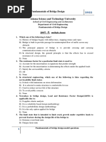 Bridge Exit Exam