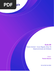 Aula 00 - Lógica de Programação