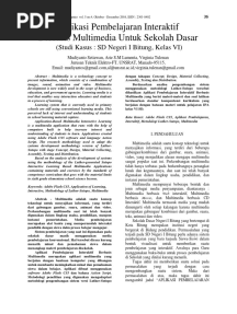 Adoc - Pub - Aplikasi Pembelajaran Interaktif Berbasis Multimed