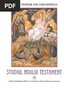 (Pr. Prof. Ioan Constantinescu) Studiul Noului Testament
