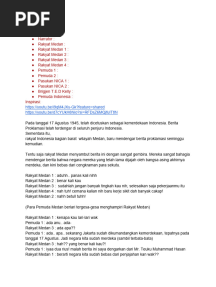 Naskah Pertempuran Medan Area