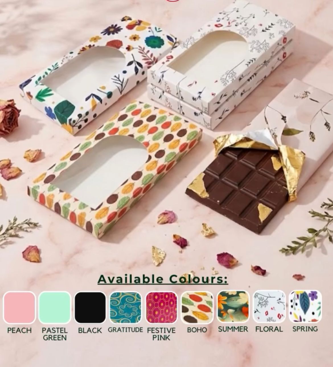 Chocolate Bar Box / Candle / Multi Purpose Box (14×7.5×1.3 cm)