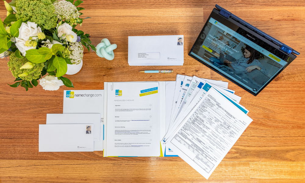 Consider Easy Name Change's easy-to-use kit to save you hours (or even days!) of time. Kits start at just $39.