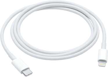 Cable de USB-C a Lightning.