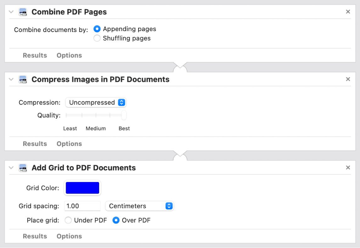 Un processus d’Automator.