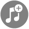 die Taste „Musik“