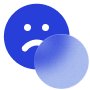 Icon frowny face