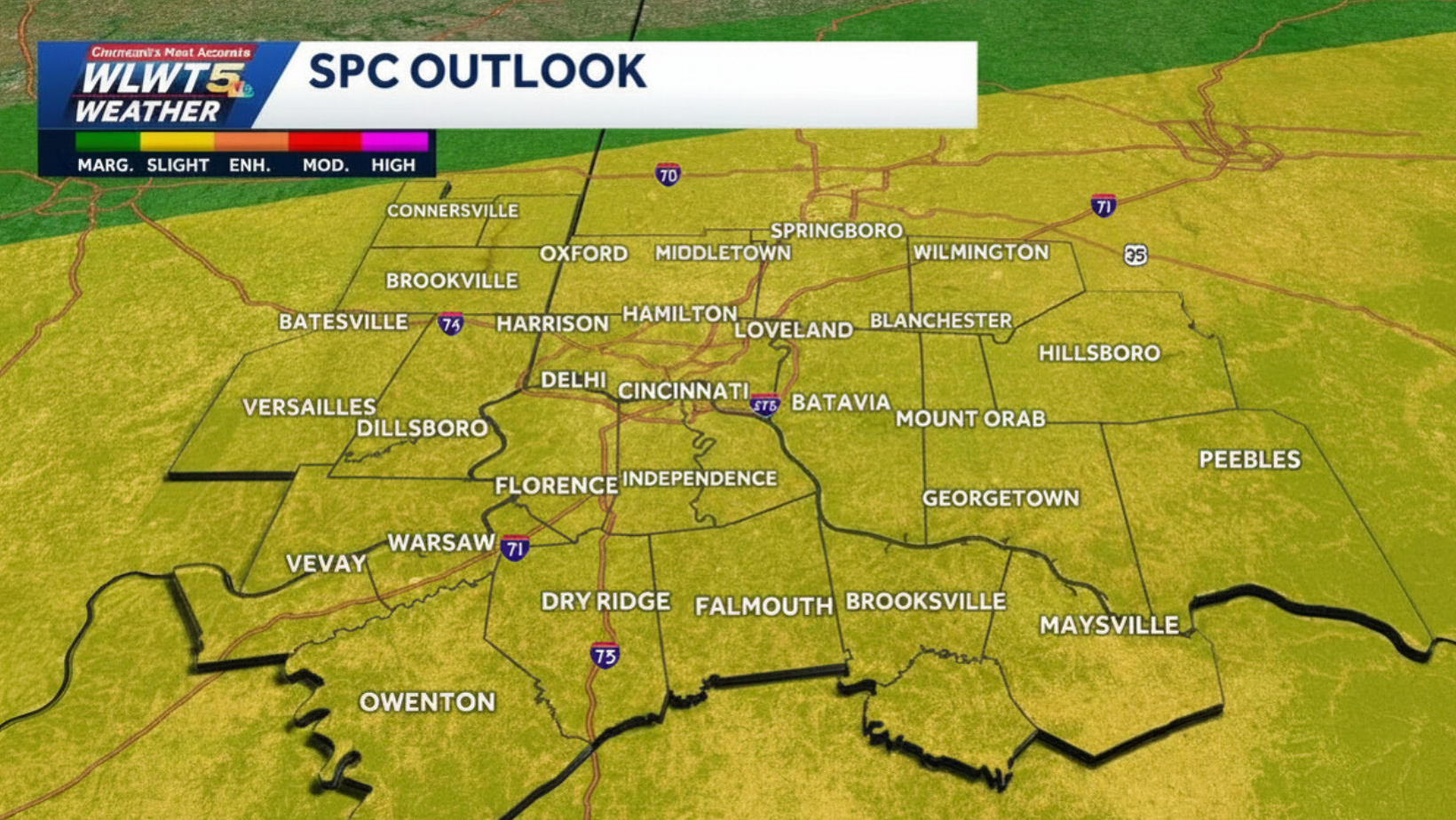 Strong to severe storms bring threat for gusty winds, hail