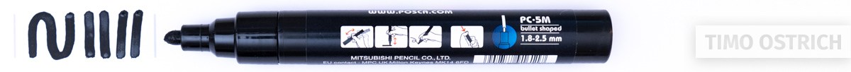 Pen and stroke width test