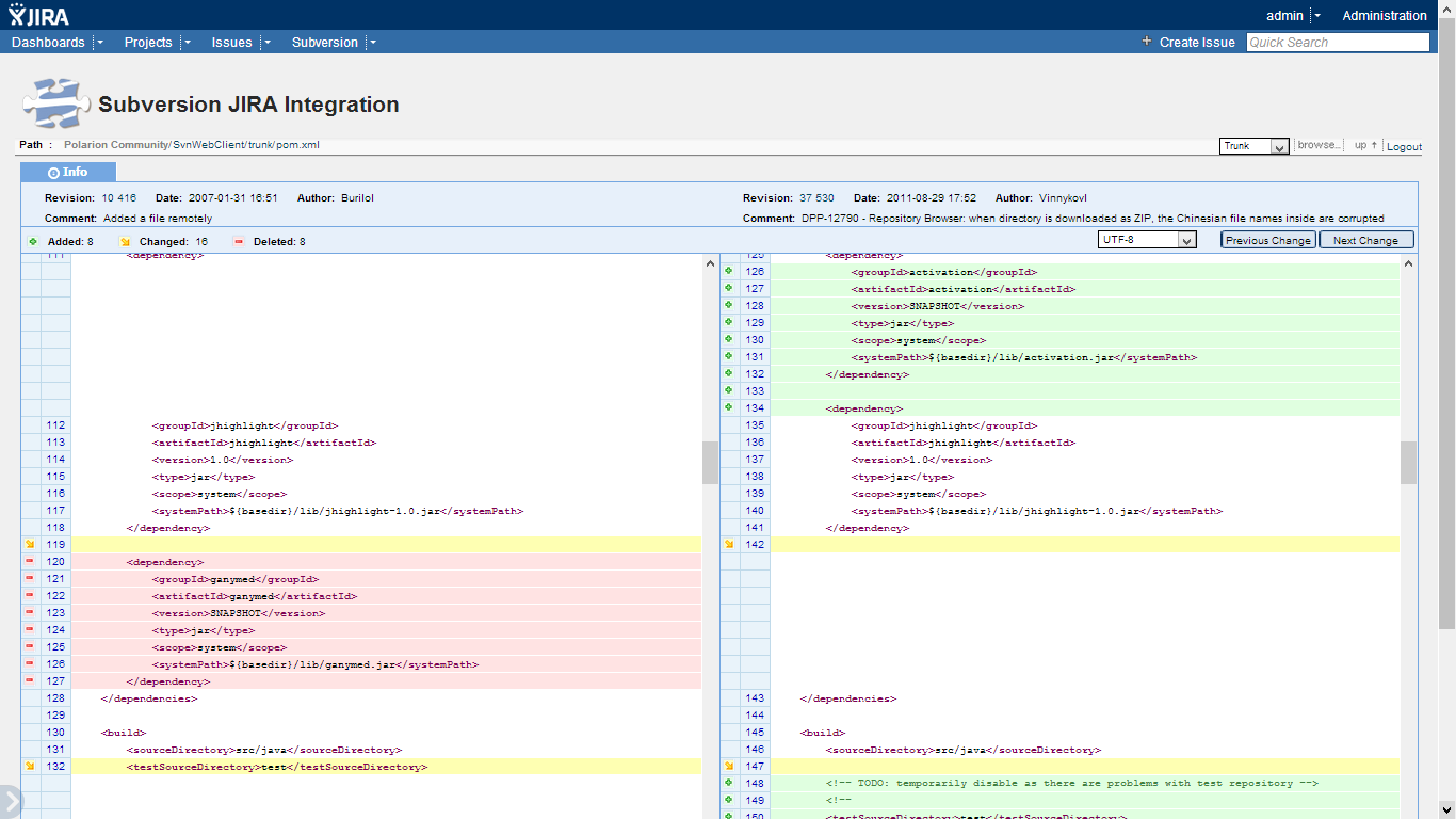 Compare files and directories