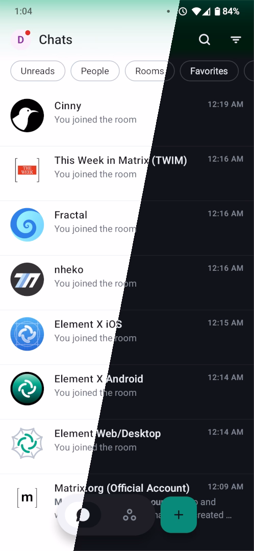 Element X screenshot 1