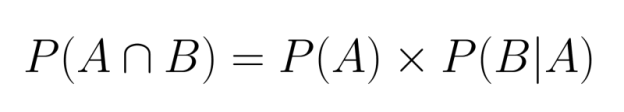 ecuación matemática de probabilidad conjunta