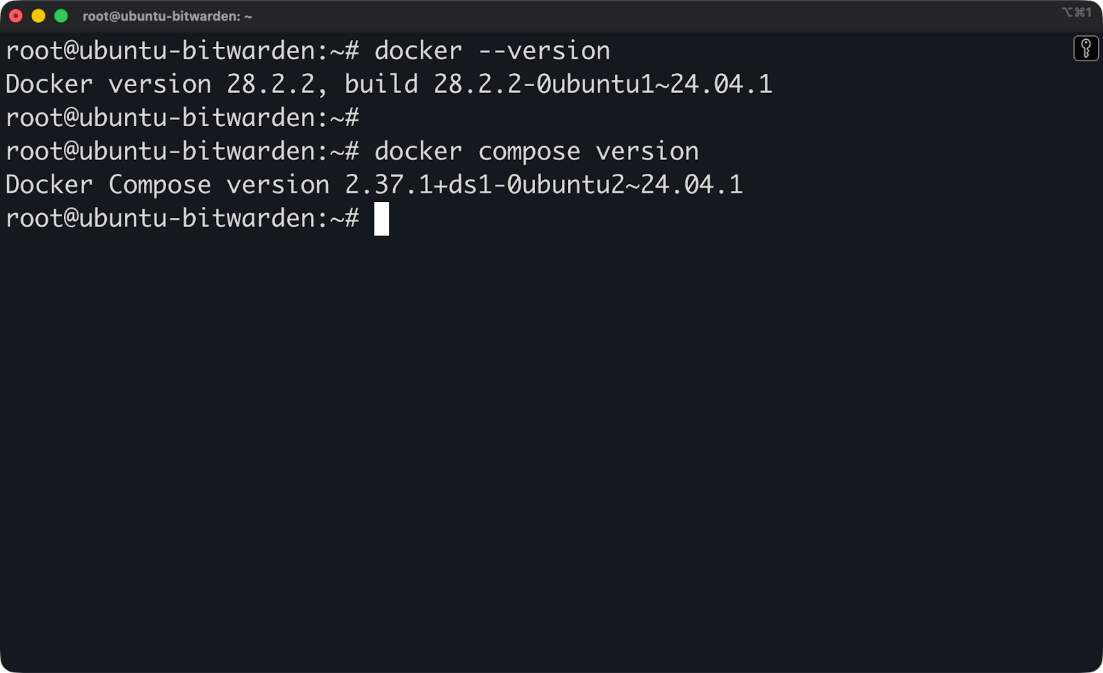 Versiones de Docker y Docker Compose
