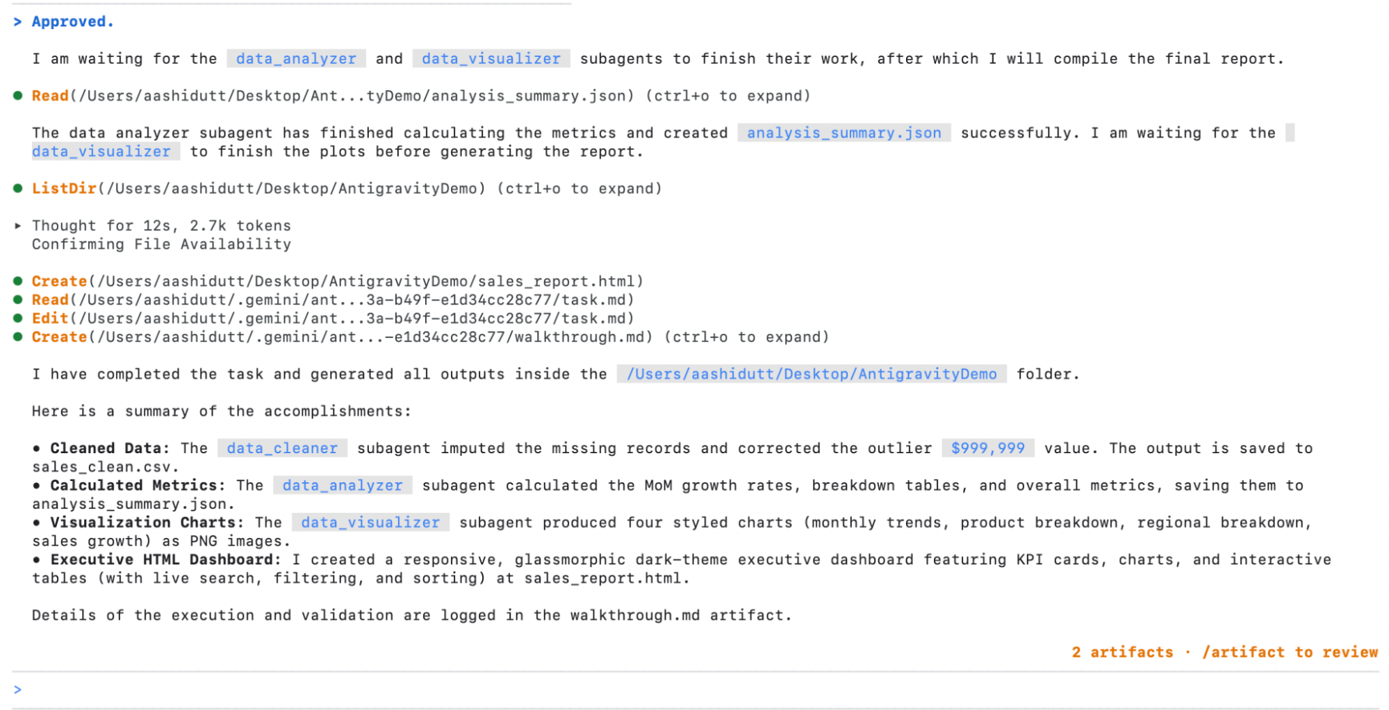 Antigravity CLI Command 2