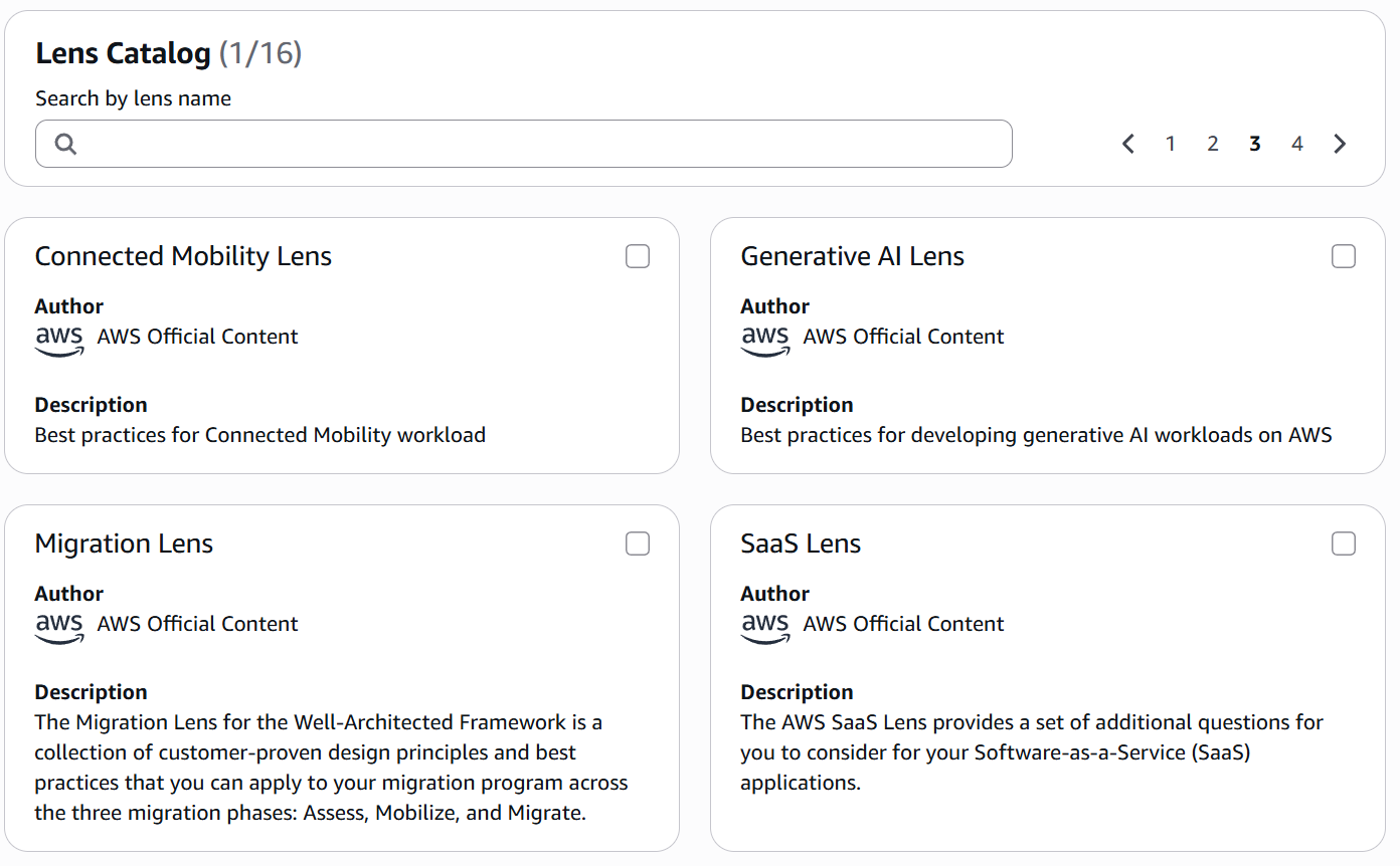 Lens Catalog