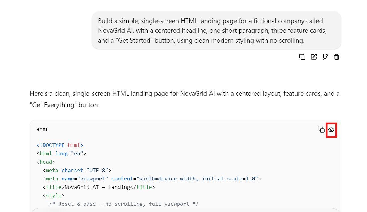 accessing the HTML Webpage within the WebUI