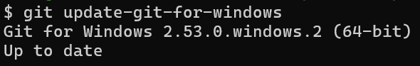 How to check your Git version.