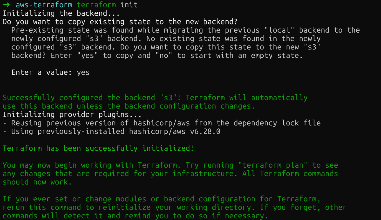Backend remoto Terraform S3