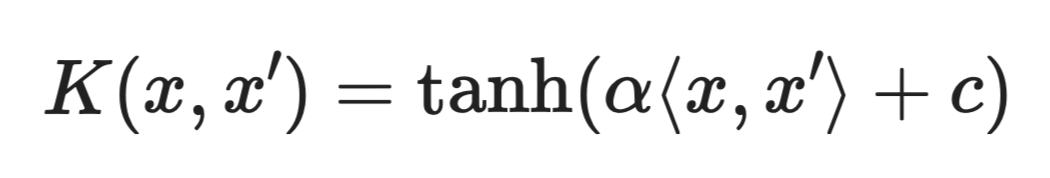 Sigmoid kernel