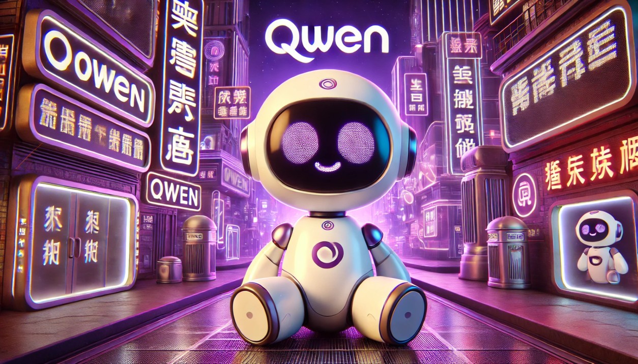robot representing alibaba's qwen 2.5 max model