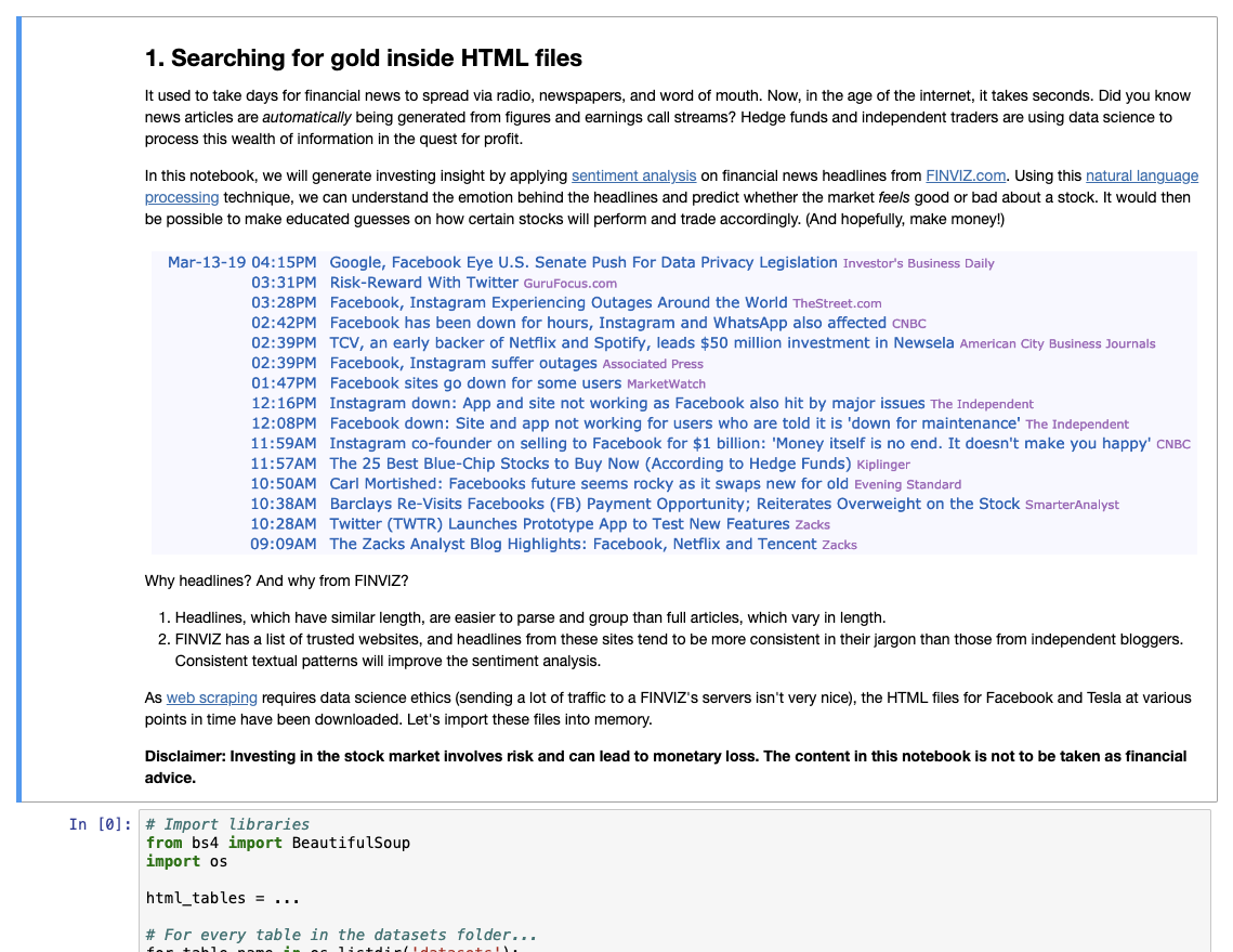 An example from this NLP project