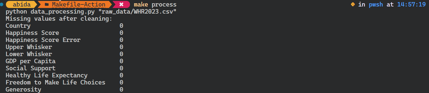 running make command