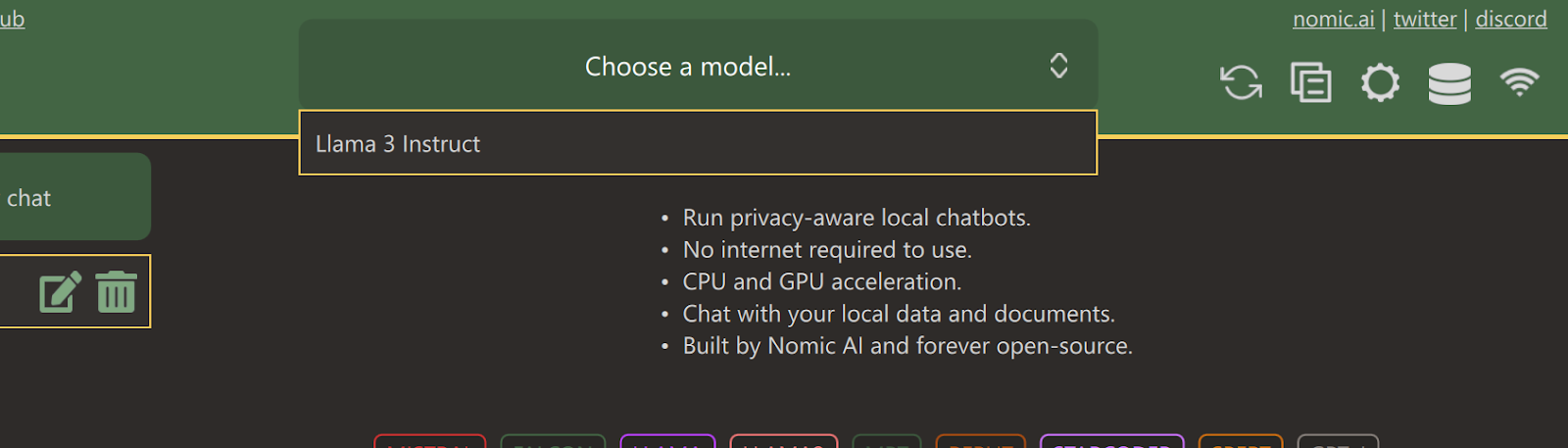 selecting the llama 3 model