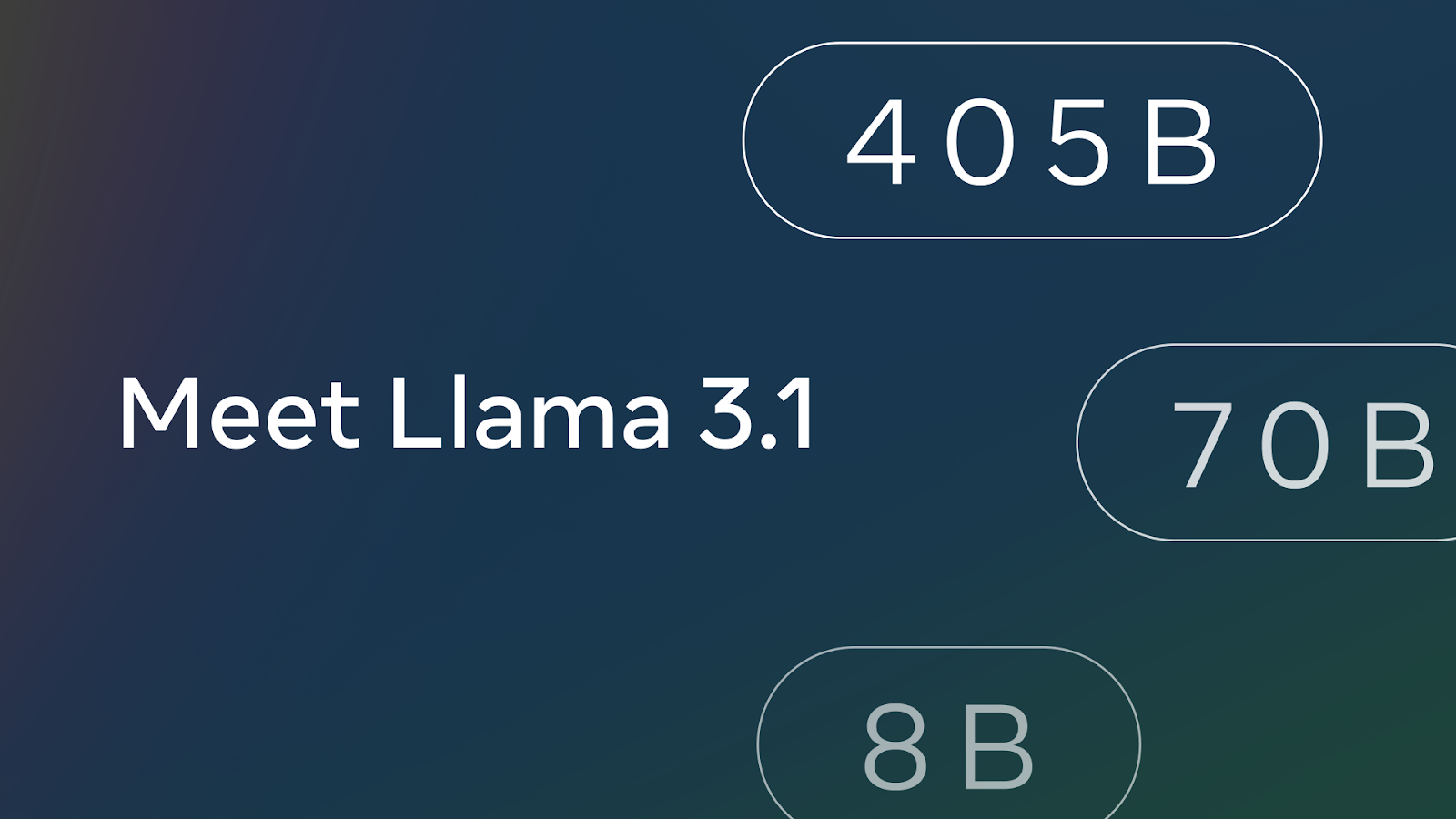 Llama 3.1 comes into three model sizes: 8B, 70B, and 405B