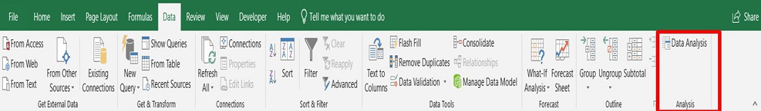 Find Correlation Coefficient in Excel