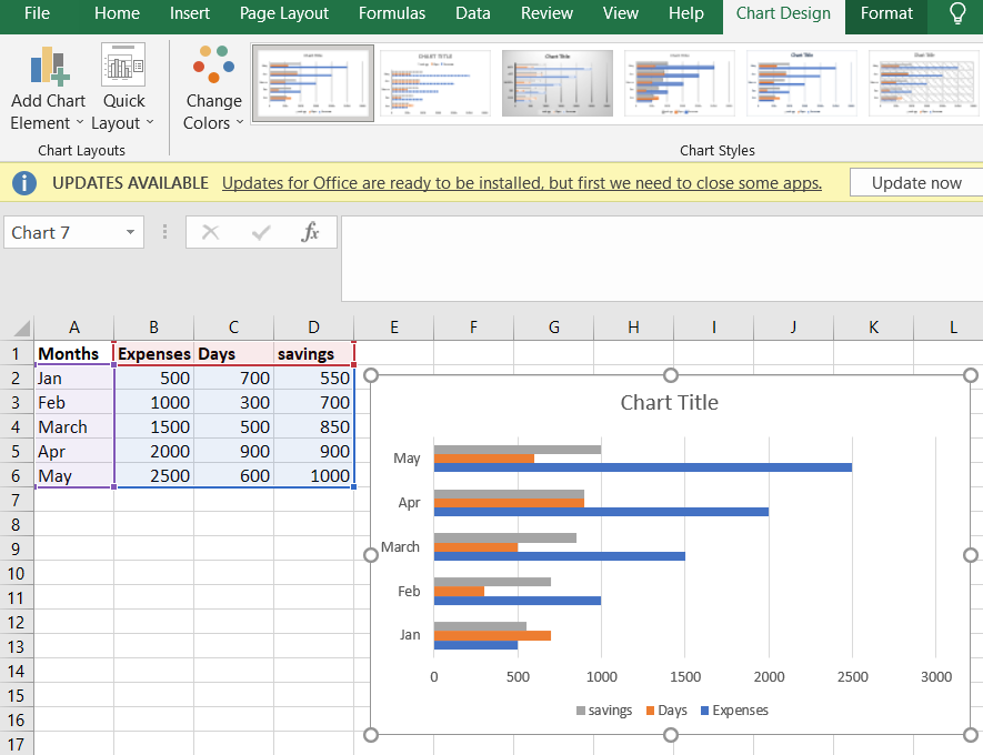 Graph three variables in Excel