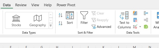 Clicking-data-tab