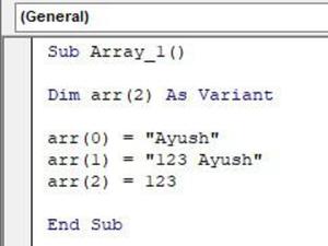 variant assigning in method 1