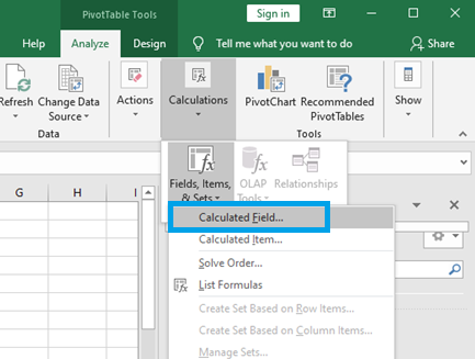 Clicking-calculated-field