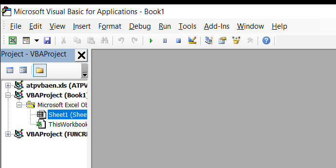 VBA code