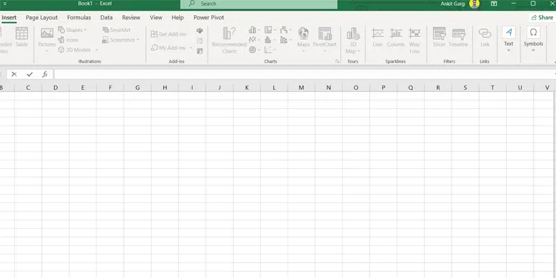 insert a tick symbol in Excel