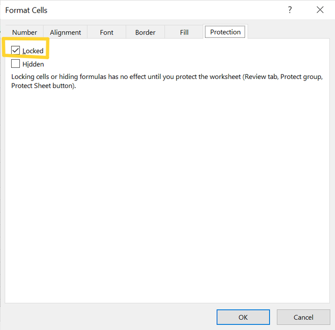 How to Lock Formulas in Excel