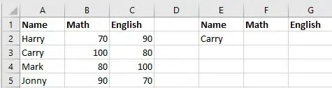 XLOOKUP Function in Excel